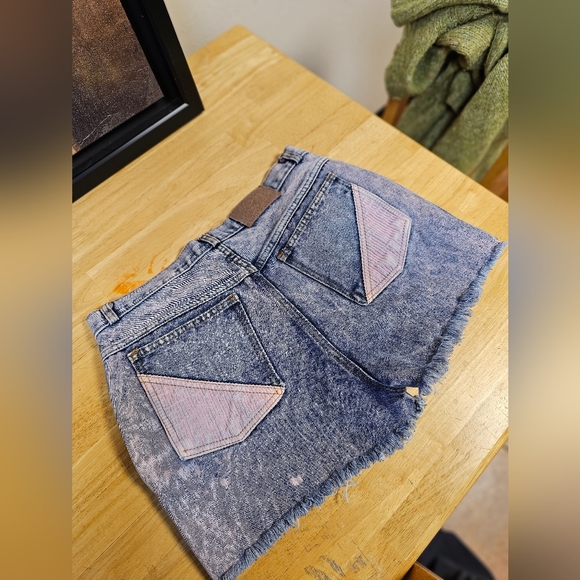 Prima Classe denim shorts with pink corduroy - Picture 3 of 7